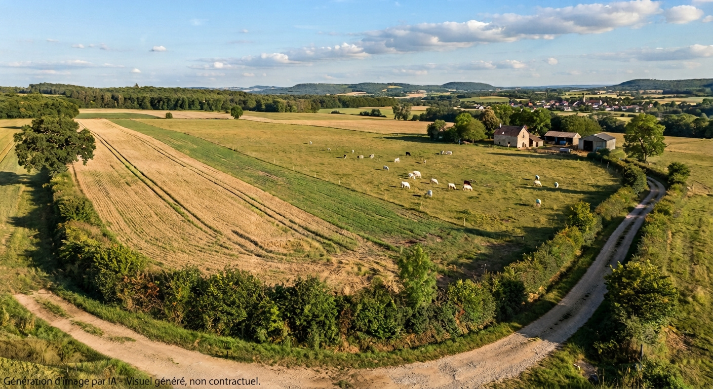 Vente de terres agricoles - 7 ha 759 a (70 759 m2) - Mouliet